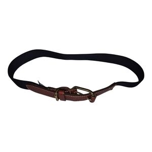 Elegant Brown and Black Men's Belt Bag